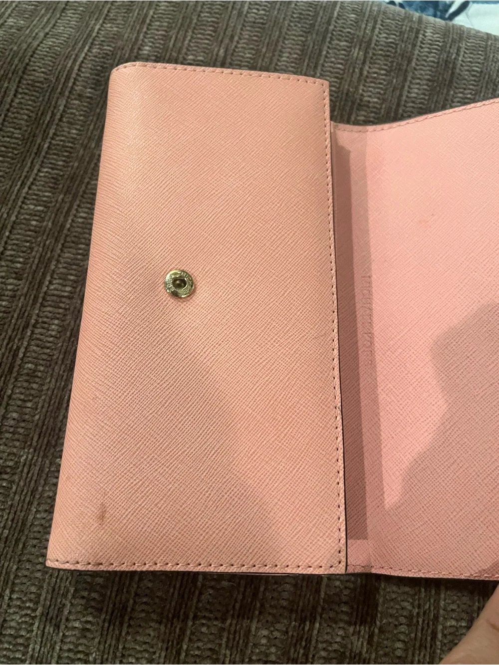 Michael Kors Blush Saffiano Leather Card Holder Wallet